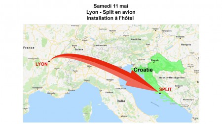 Deux heures de vol, à peine !