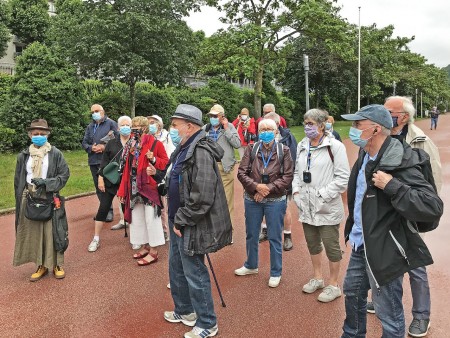 Débarquement pour la visite guidée de Rouen.