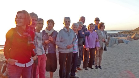 Petite sortie sur la plage toute proche.